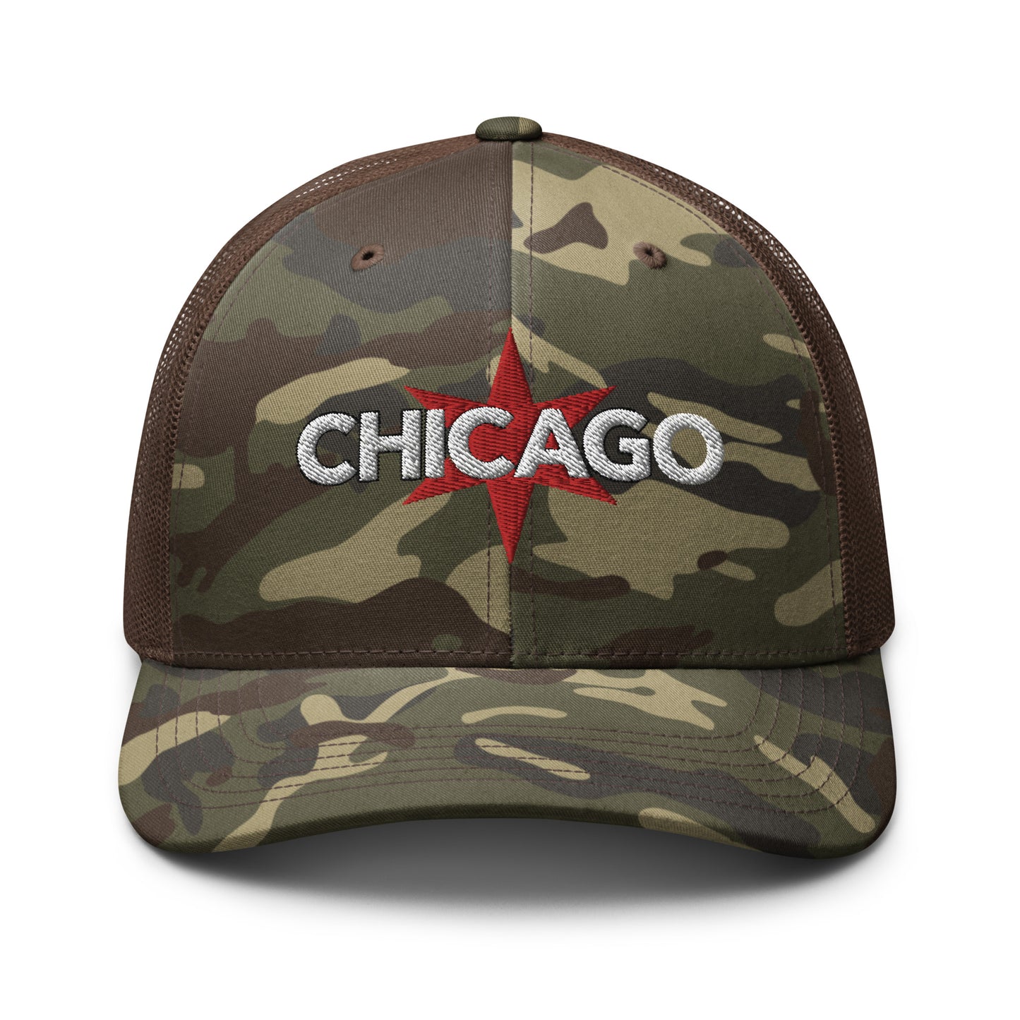 Chicago Camouflage Trucker Hat