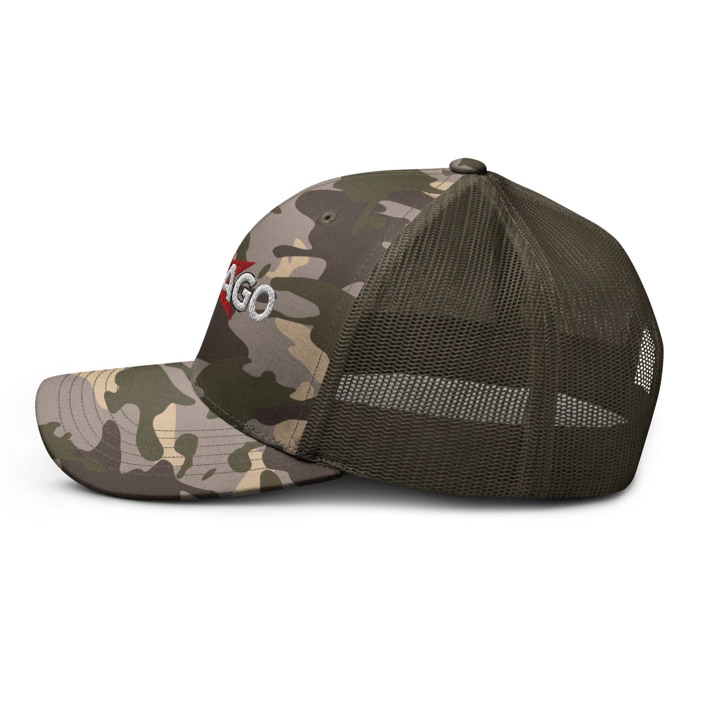 Chicago Camouflage Trucker Hat
