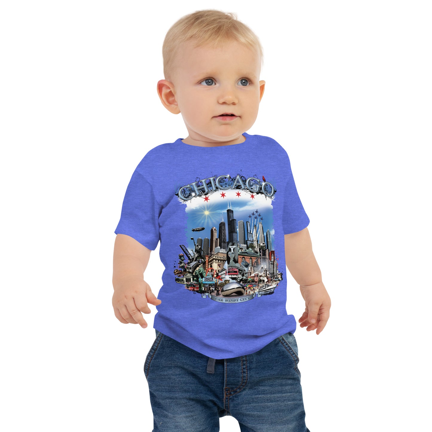 City of Chicago® Baby Jersey Short Sleeve Tee