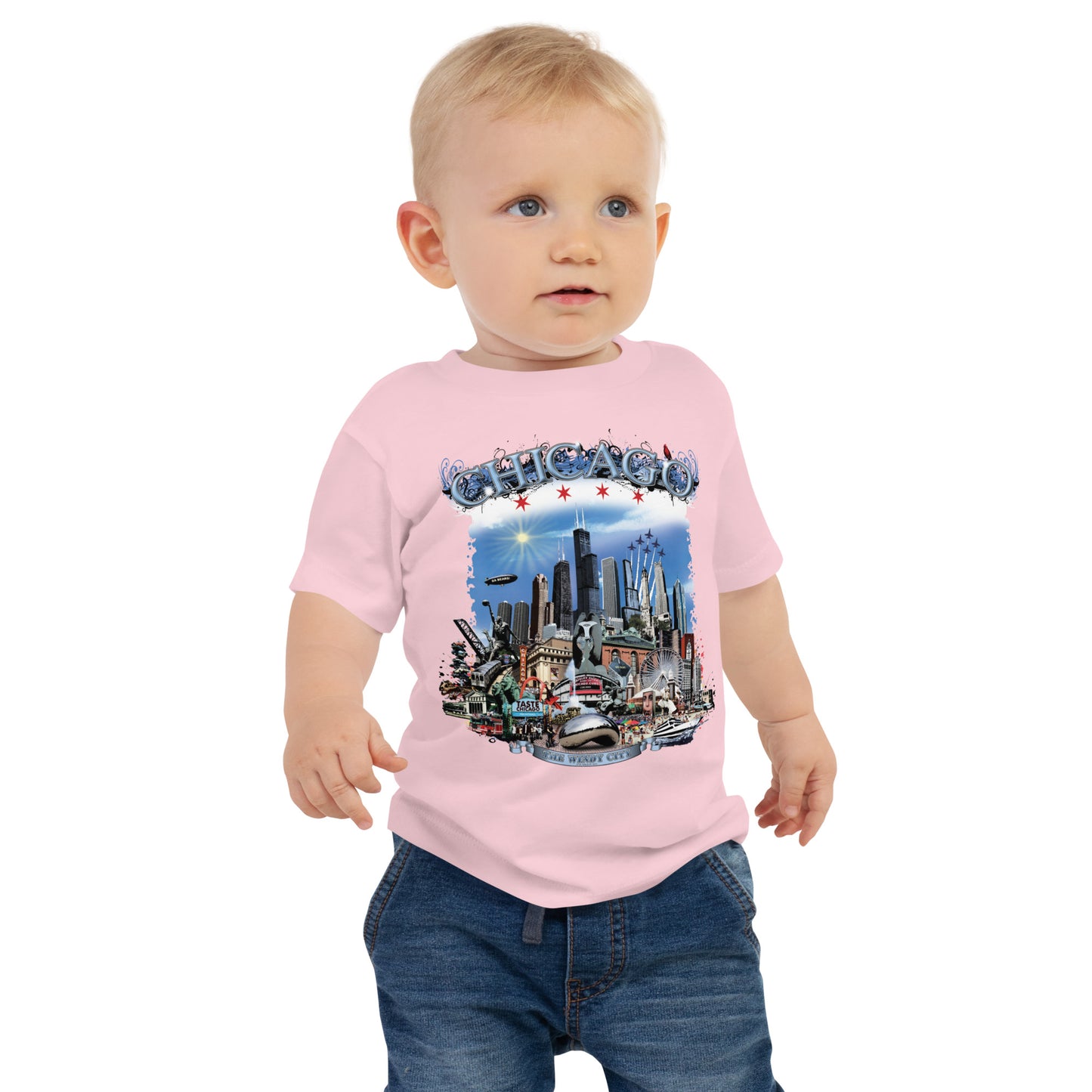 City of Chicago® Baby Jersey Short Sleeve Tee