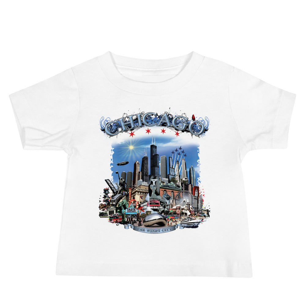 City of Chicago® Baby Jersey Short Sleeve Tee