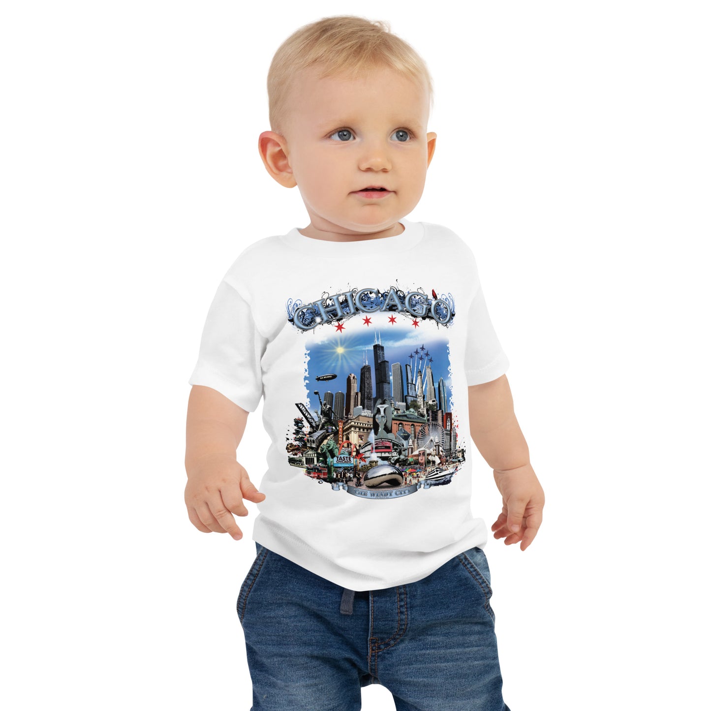 City of Chicago® Baby Jersey Short Sleeve Tee