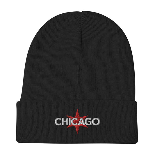 Chicago Embroidered Beanie