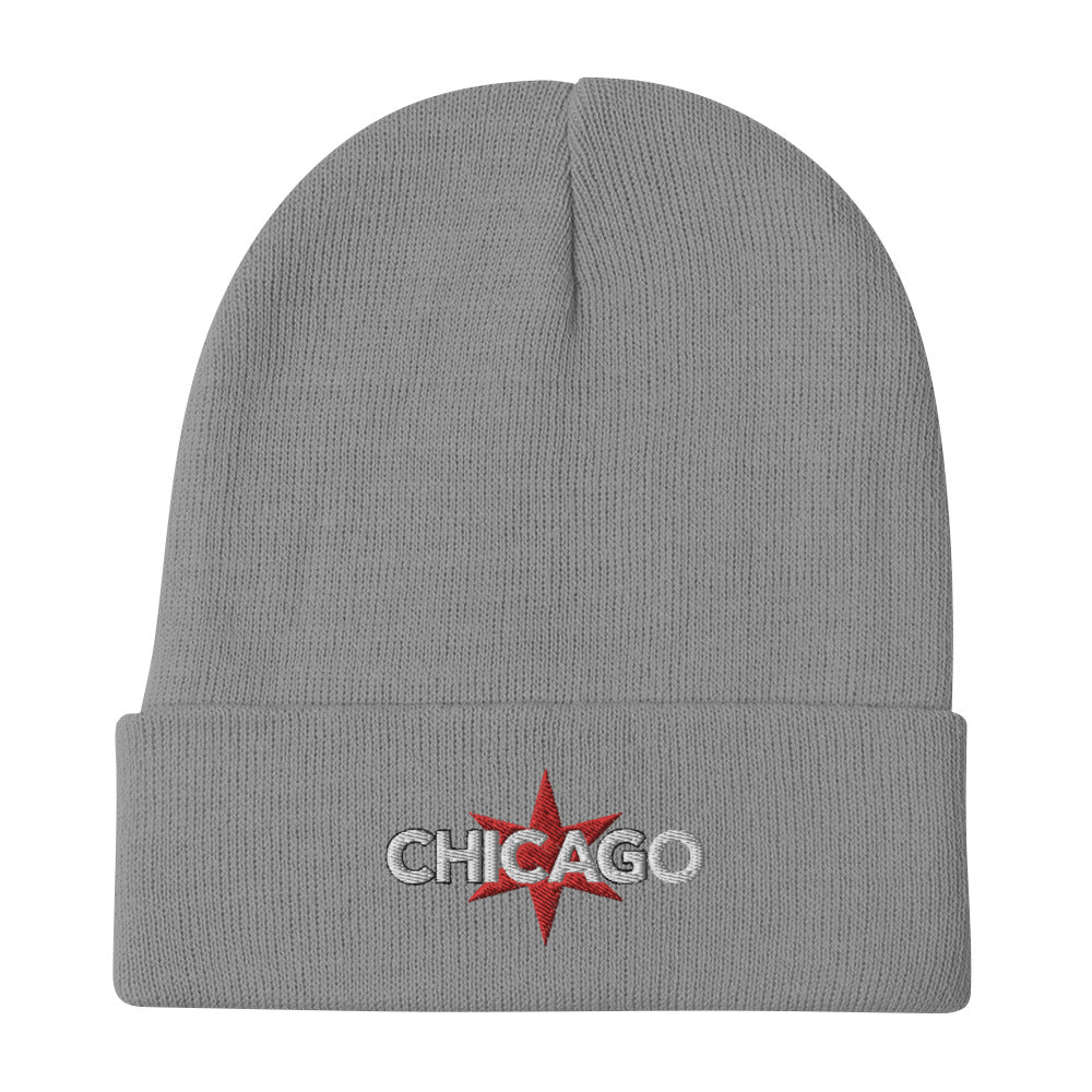 Chicago Embroidered Beanie