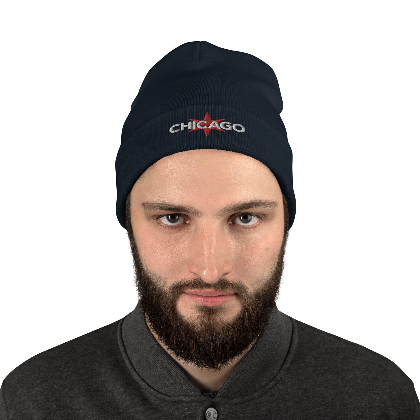 Chicago Embroidered Beanie