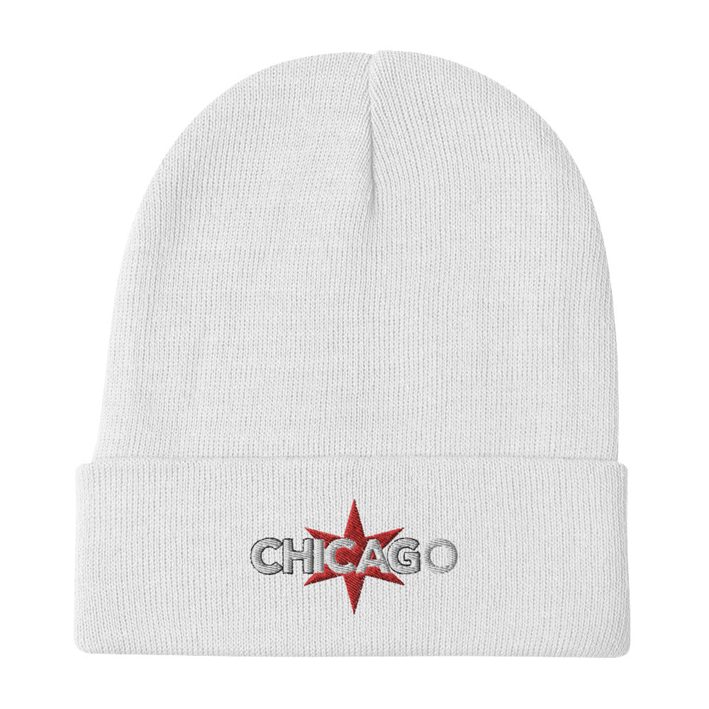 Chicago Embroidered Beanie