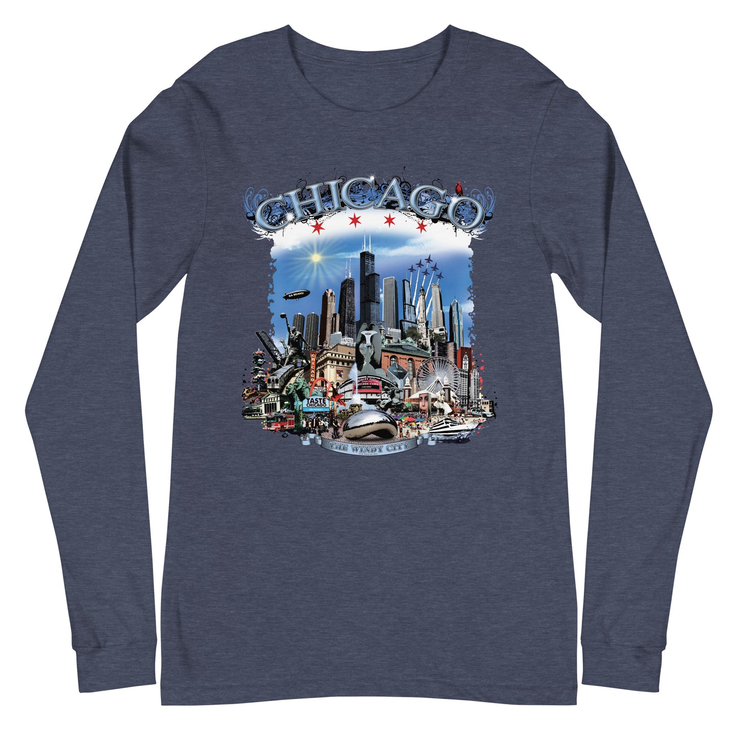 City of Chicago® Unisex Long Sleeve Tee