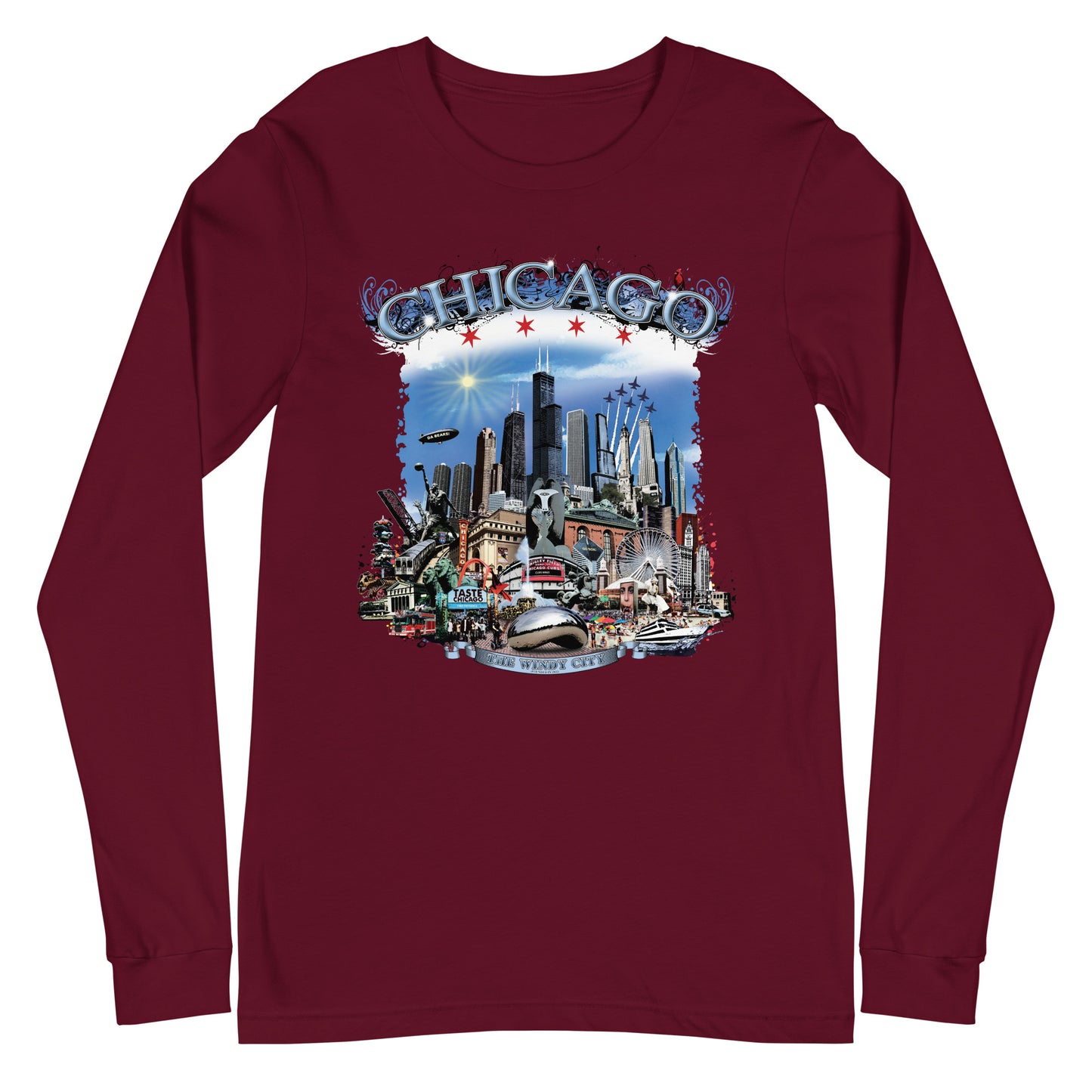 City of Chicago® Unisex Long Sleeve Tee