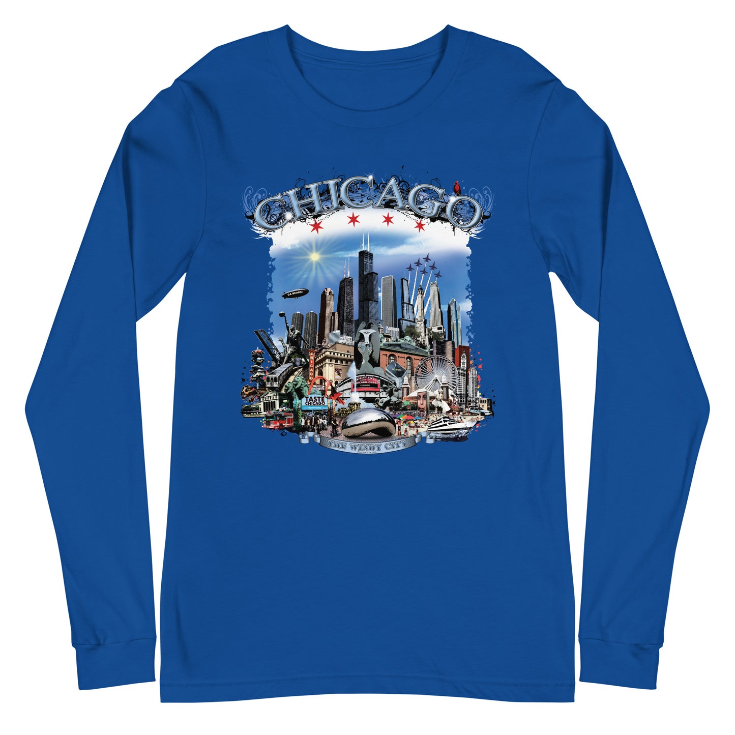 City of Chicago® Unisex Long Sleeve Tee