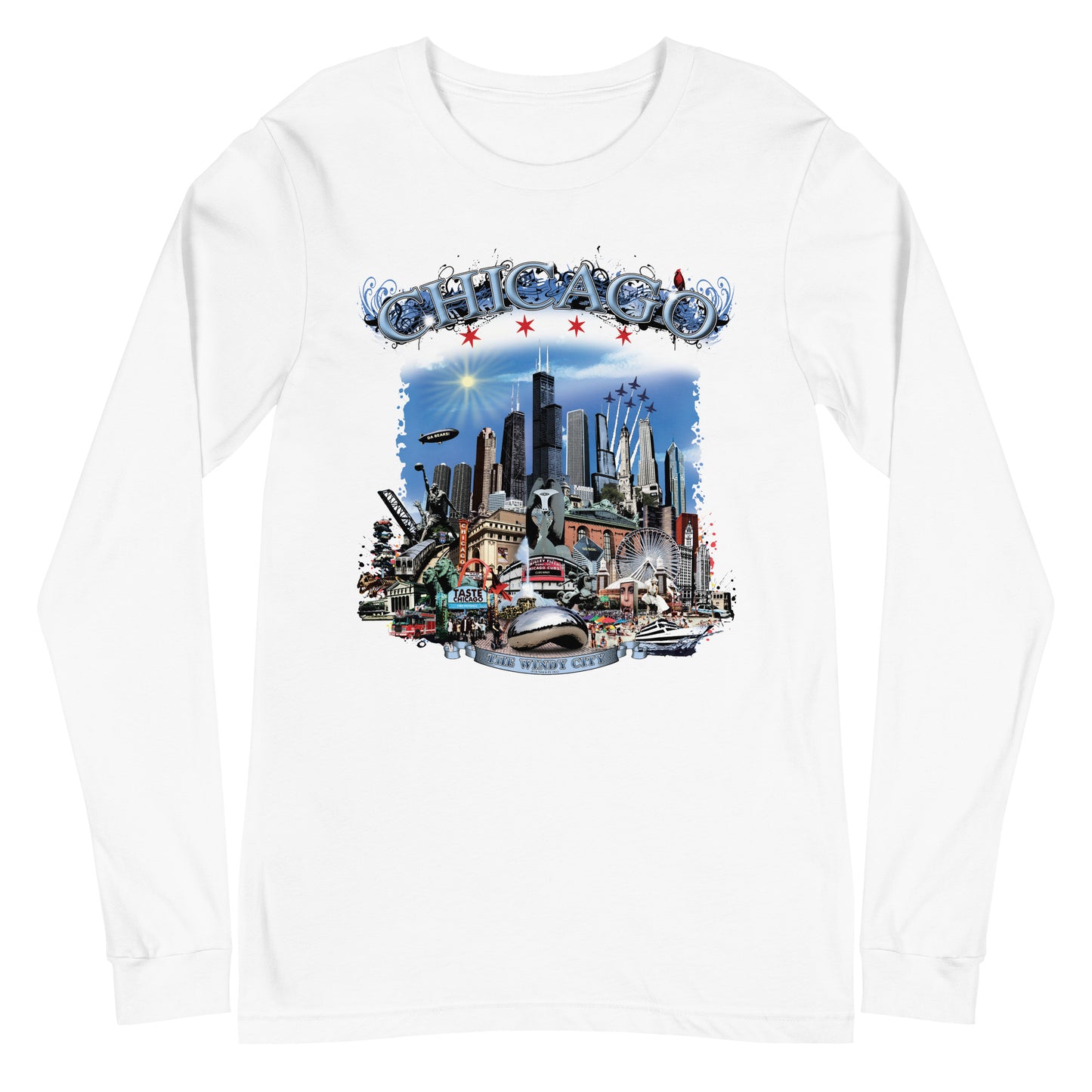 City of Chicago® Unisex Long Sleeve Tee